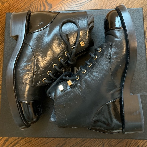 CHANEL Lace-Up Boots - Picture 4 of 9